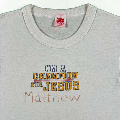 70s Champion for Jesus Baby Tee