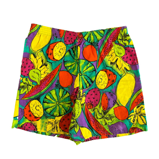 90s Fruit Shorts w Pockets- 33x6