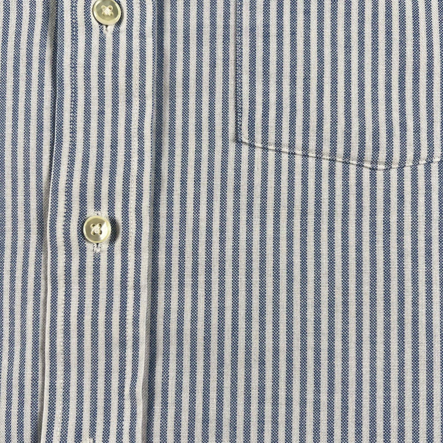 80s 'claybrooke' Short Sleeve Striped Button Up Shirt- L