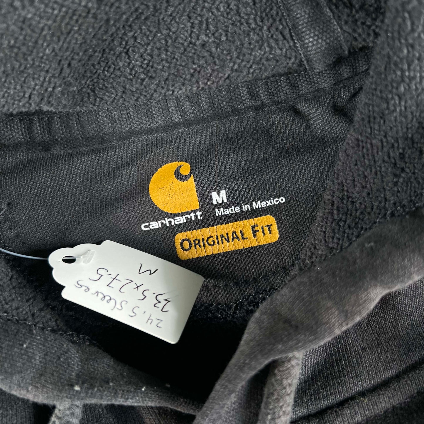 Carhartt Faded Black Painter's Hoodie- M