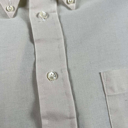 80s 'College Hall' Lightweight Button Up Shirt- L