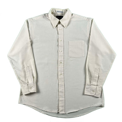 80s 'College Hall' Lightweight Button Up Shirt- L