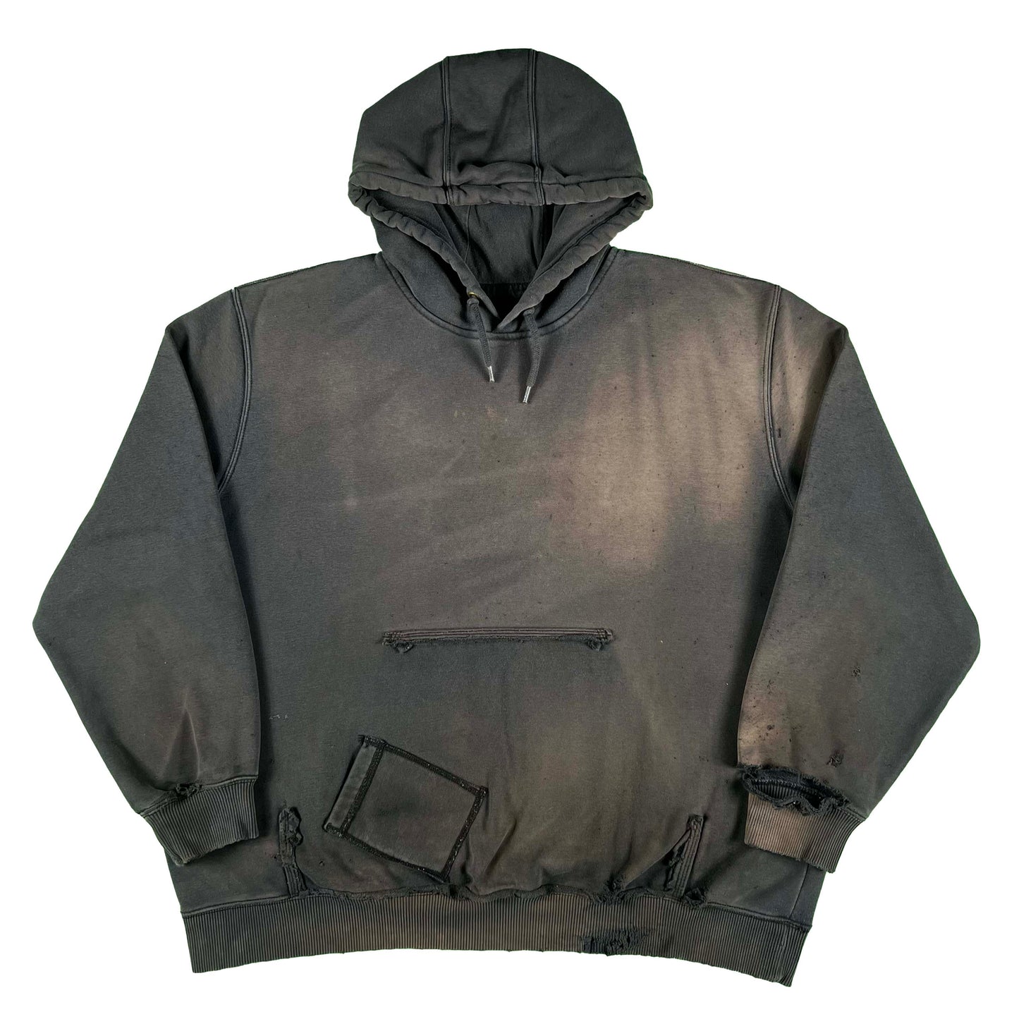 Carhartt Sun Faded Black 'Removed Pocket' Hoodie- XXL