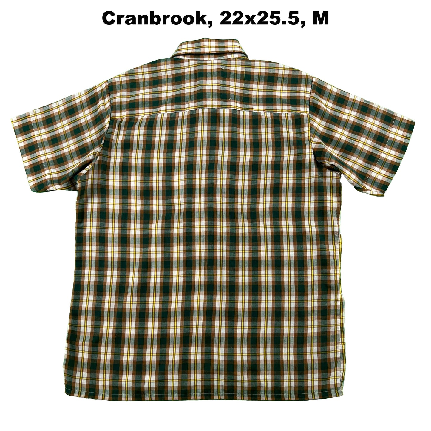 70s/80s Cropped Plaid Button Up Shirts- SELECT SHIRT