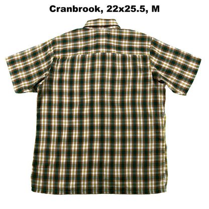 70s/80s Cropped Plaid Button Up Shirts- SELECT SHIRT