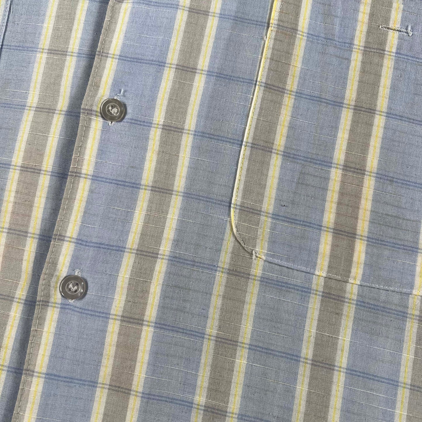 70s/80s Cropped Plaid Button Up Shirts- SELECT SHIRT