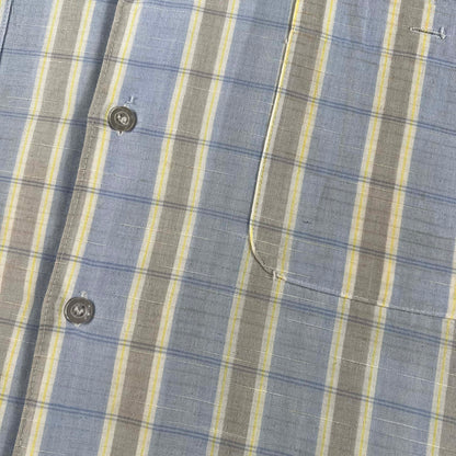 70s/80s Cropped Plaid Button Up Shirts- SELECT SHIRT