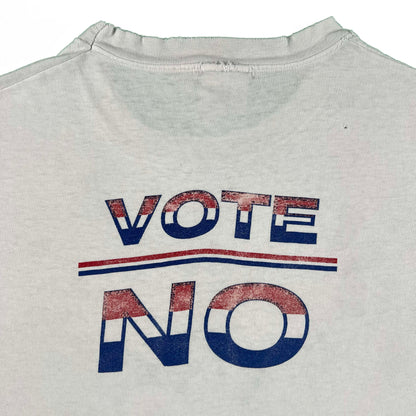 90s 'Friends Don't Let Strangers Steel Their Future' Vote No Tee- L