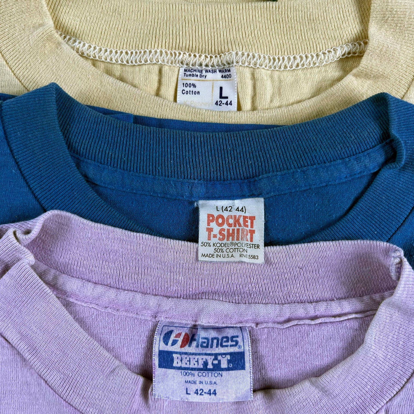 Vintage Blank Tee 3 Pack- SELECT SIZE