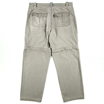 90s R.E.I. 2-in-1 Cargo Hiking Pants- 35x30(and 7)