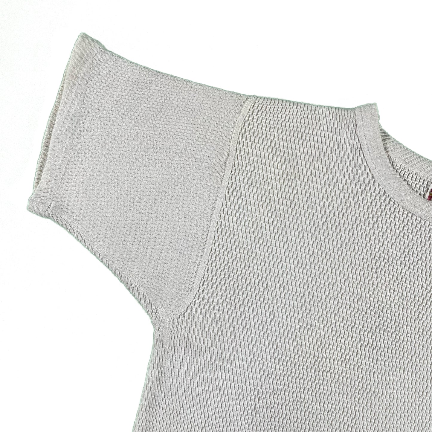 60s Penneys Towncraft Short Sleeve Waffle Knit Thermal- M