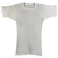 80s Cotton Short Sleeve Waffle Knit Thermal- M