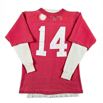 70s Perfectly Worn Alabama Champion Tee & Thermal- S