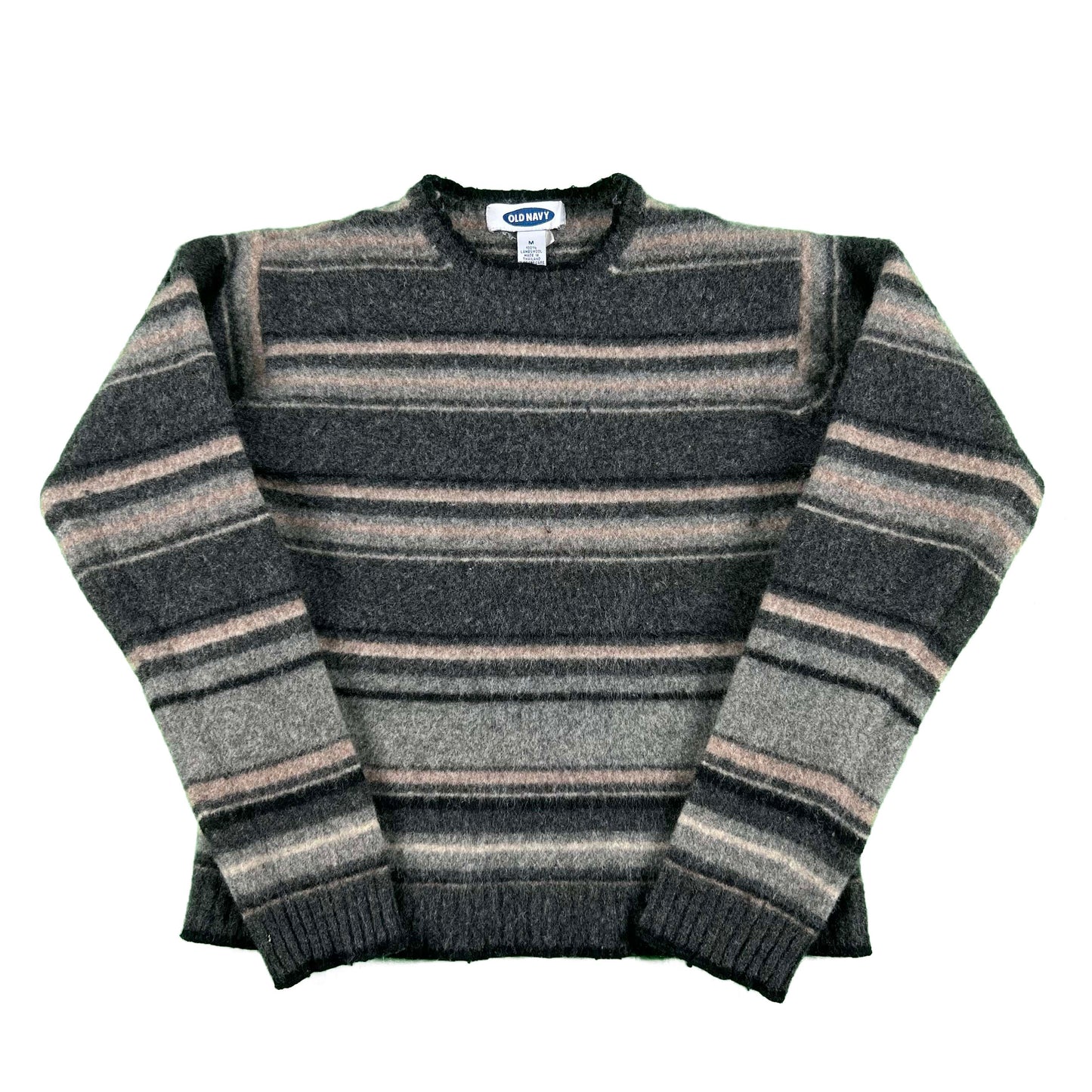 2000 Old Navy Striped Lambswool Sweater- XS
