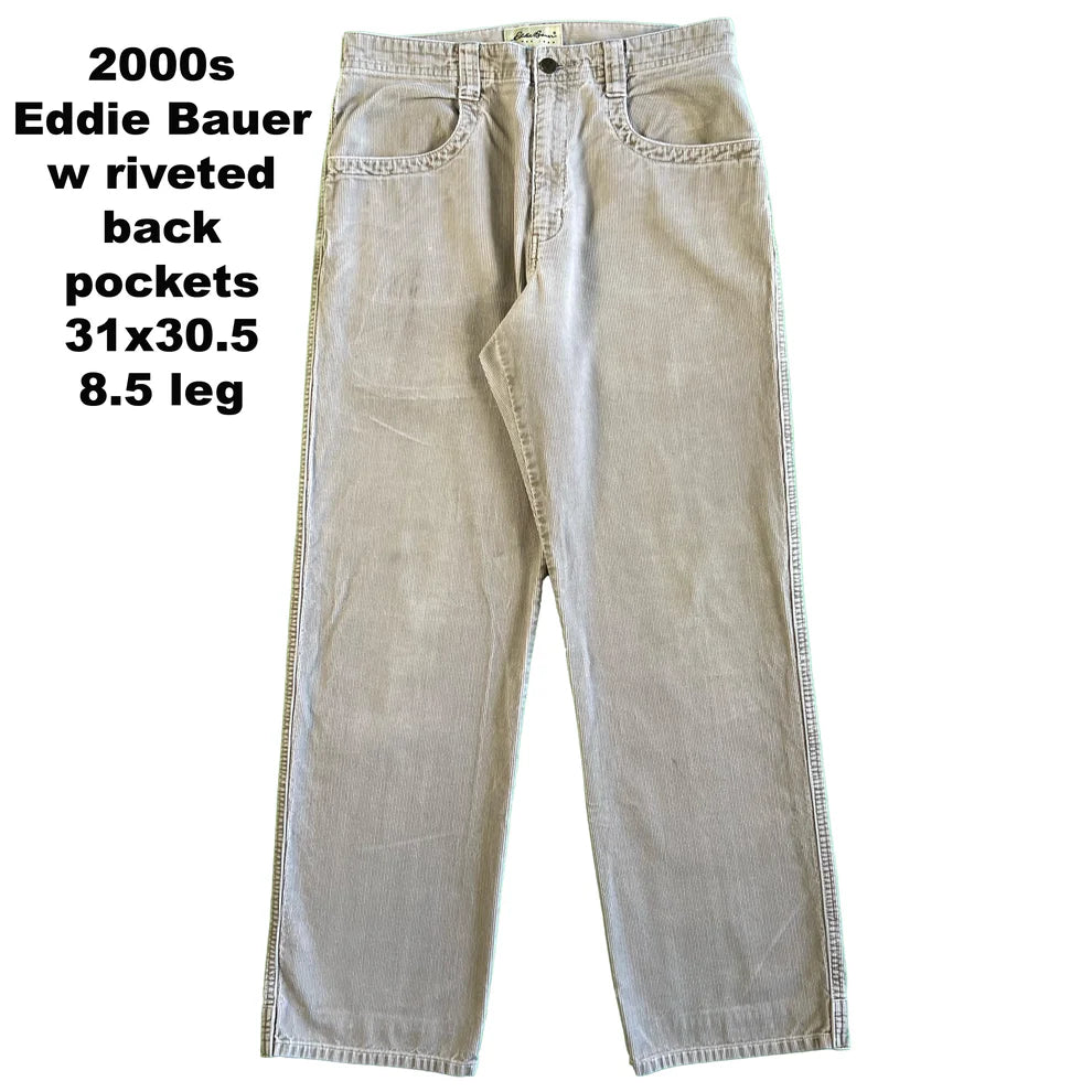 Vintage Eddie Bauer Corduroy Pants- SELECT PAIR