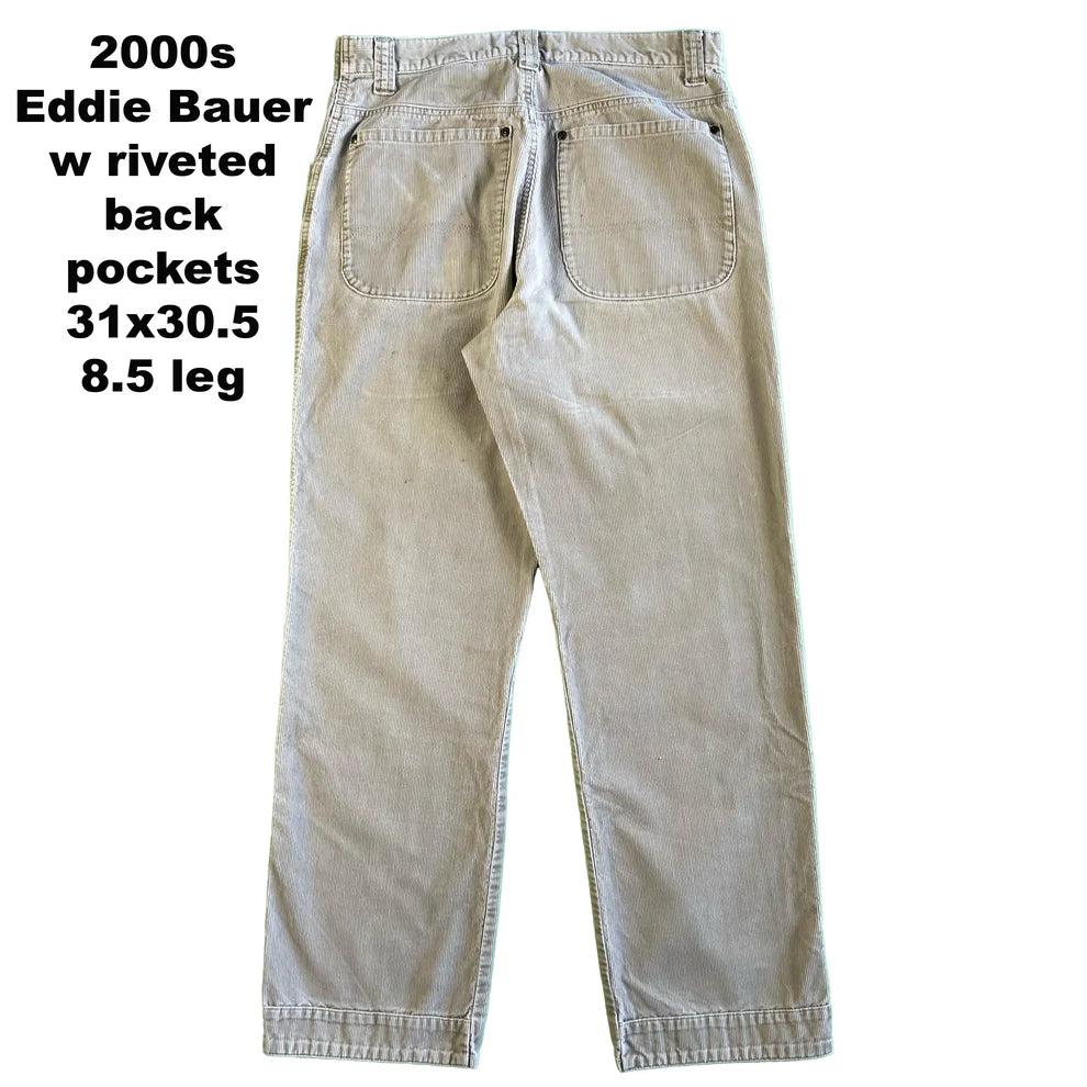 Vintage Eddie Bauer Corduroy Pants- SELECT PAIR