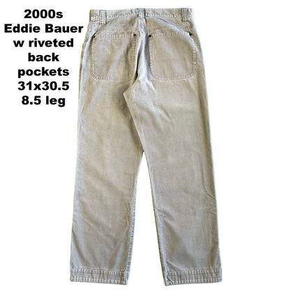Vintage Eddie Bauer Corduroy Pants- SELECT PAIR