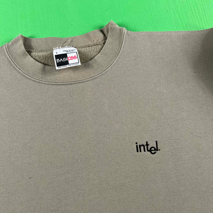 90s Intel Basicss Sweatshirt- L
