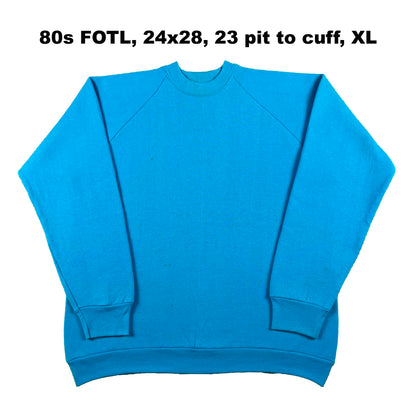 Vintage Blank Blue Sweatshirts- SELECT SWEAT