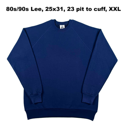 Vintage Blank Blue Sweatshirts- SELECT SWEAT