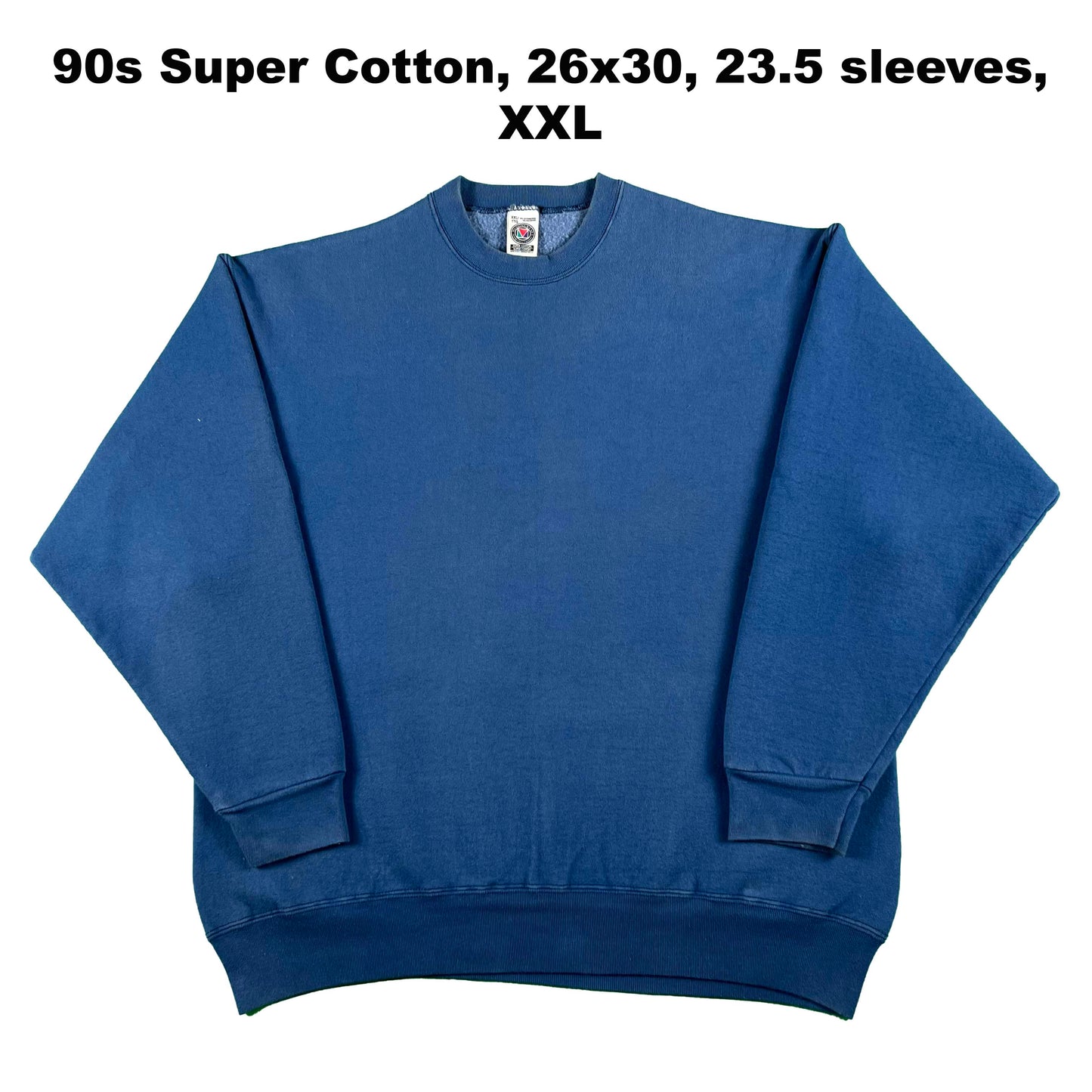 Vintage Blank Blue Sweatshirts- SELECT SWEAT