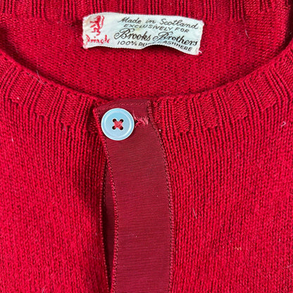 60s Cashmere Brooks Brother's Cardigan- XS