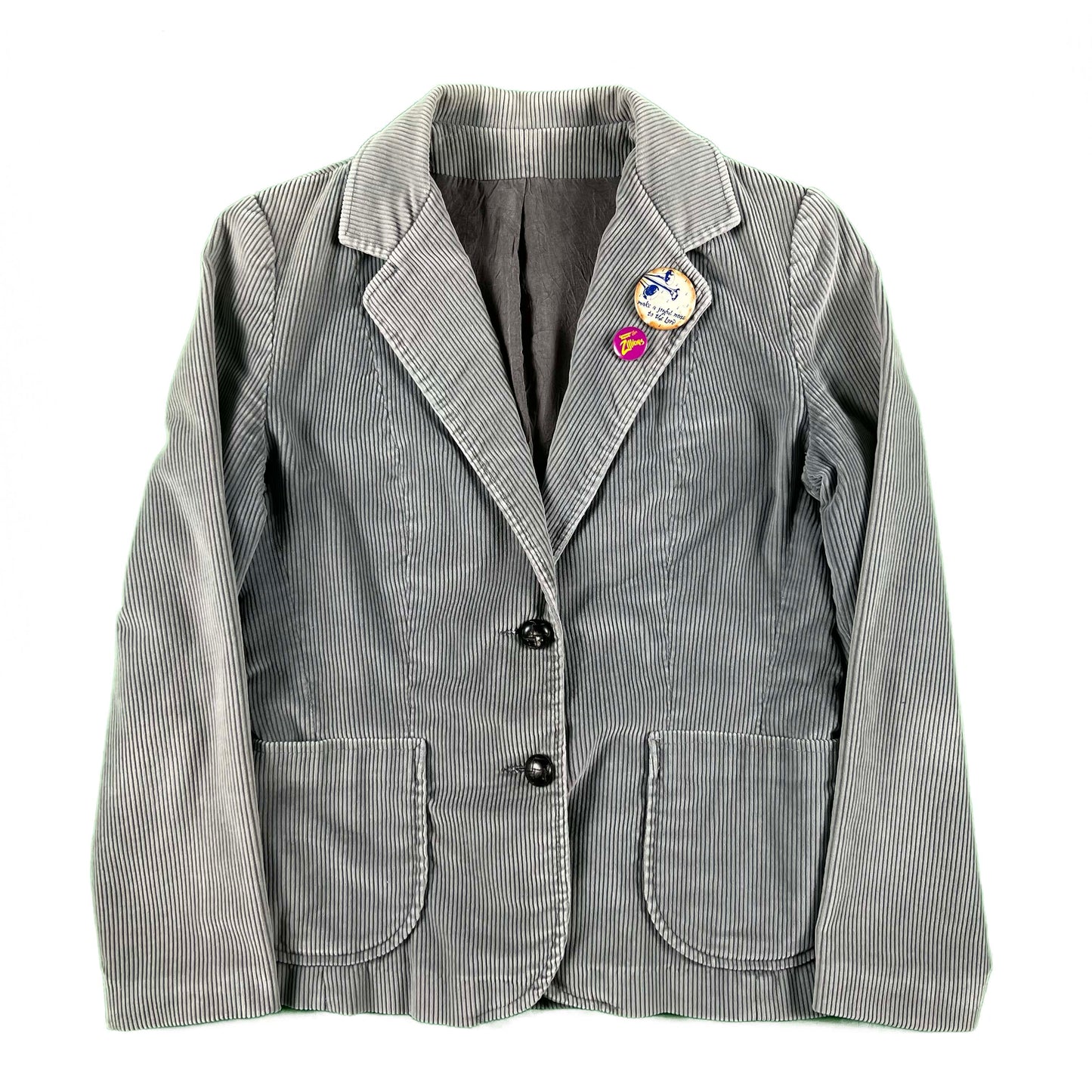 80s Chunky Corduroy Pin Jacket- S