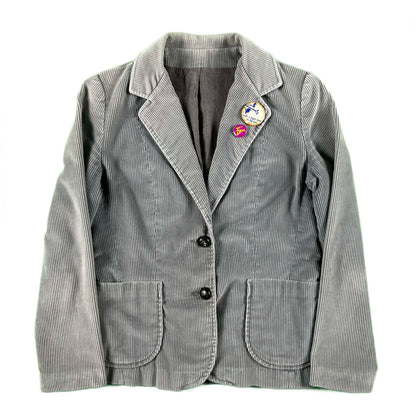 80s Chunky Corduroy Pin Jacket- S