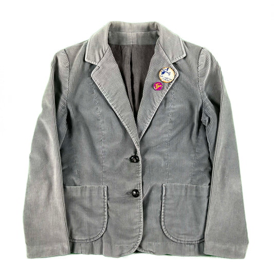 80s Chunky Corduroy Pin Jacket- S