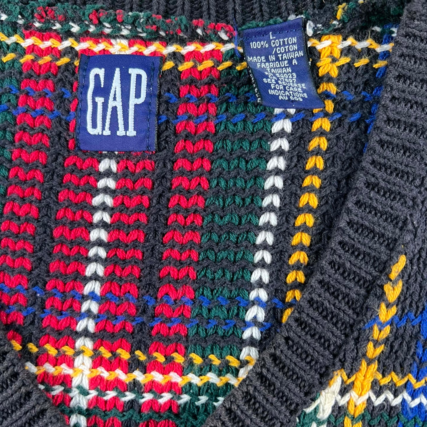 90s Gap Sweater Vest- L