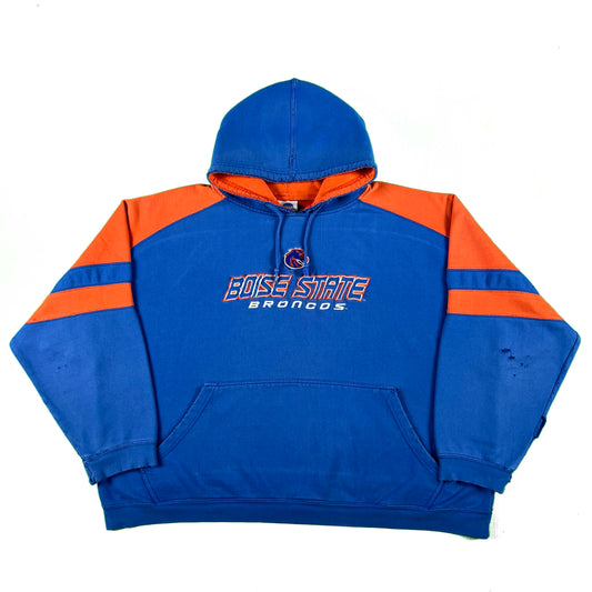 00s Cropped Boise State Broncos Hoodie- XL