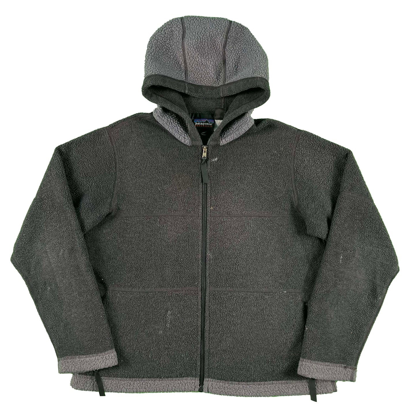 90s Patagonia Synchilla Fleece z/u Hoodie- M