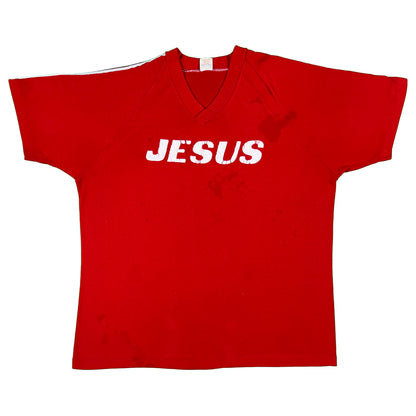 70s Jesus Jersey Tee- L