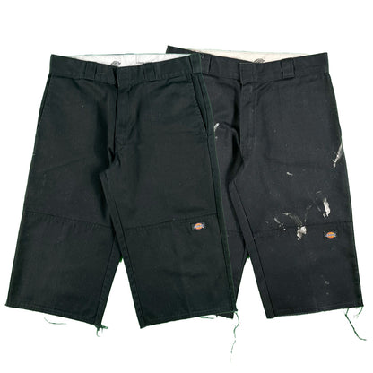 Dickies Black Double Knee Capris- SELECT PAIR