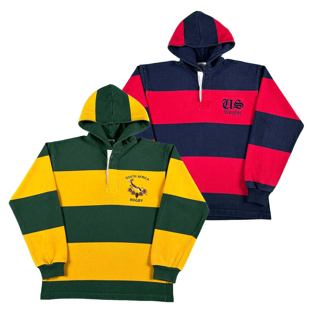Vintage Hooded Rugby Shirts- SELECT SHIRT