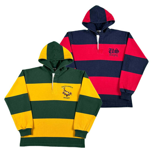 Vintage Hooded Rugby Shirts- SELECT SHIRT