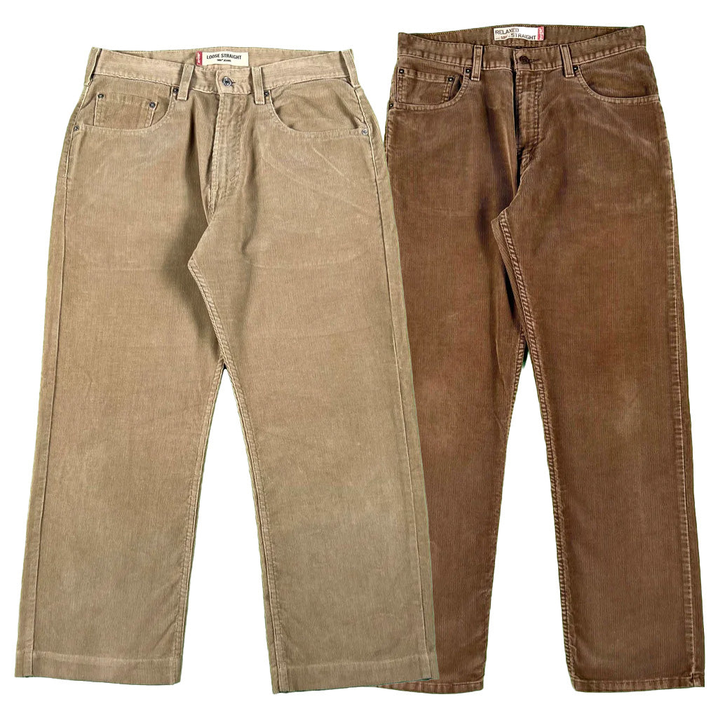 90s/y2k Baggy Levi's Corduroy Pants- SELECT PAIR