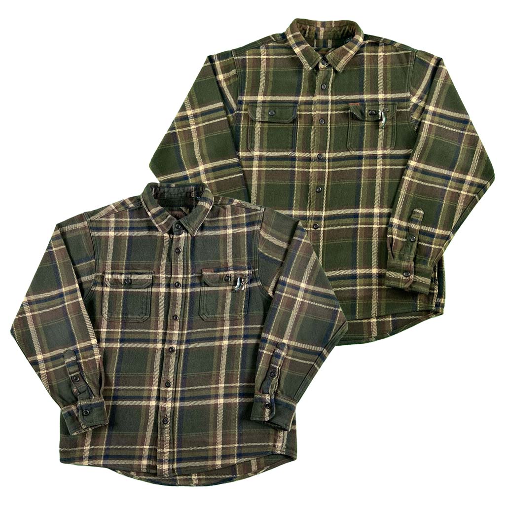 00s Orvis Heavyweight Cotton Charm Flannels w Pockets- SELECT SHIRT