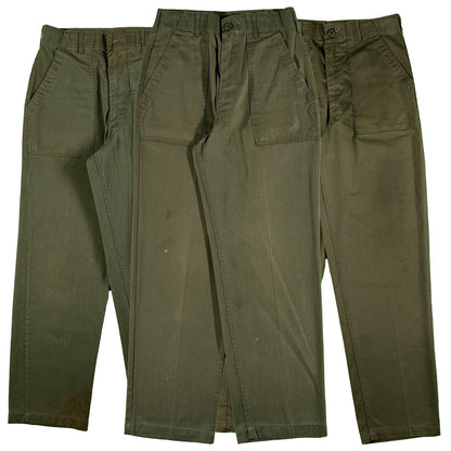 80s OG-507 Army Fatigue Trousers- SELECT PAIR