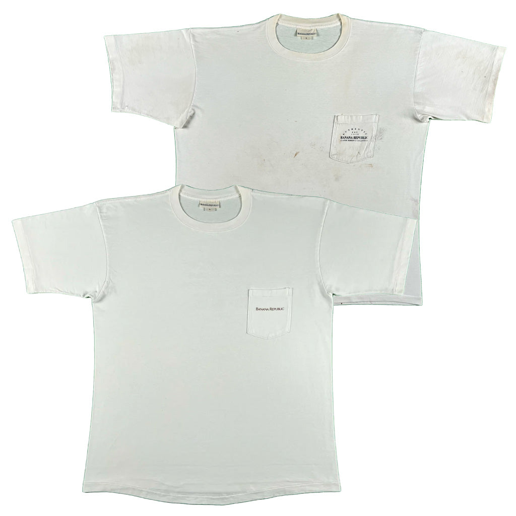 90s Banana Republic Graphic Pocket Tees- SELECT TEE