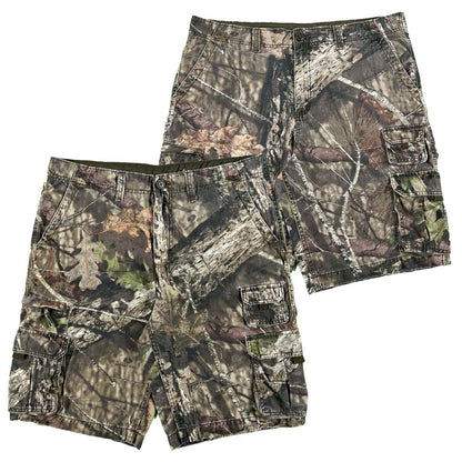 Mossy Oak Camo Cargo Shorts- SELECT PAIR