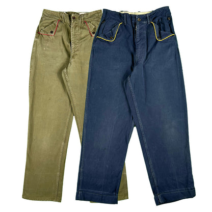 50s Boy Scouts Cotton Uniform Pants- SELECT PAIR