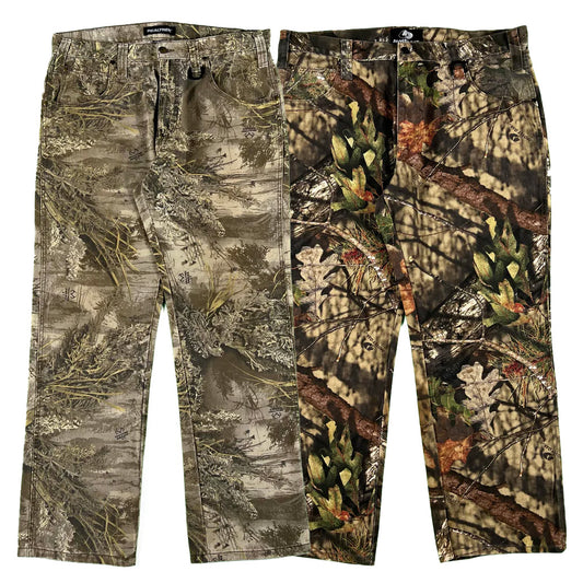 Vintage Camo Denim/Cotton Pants- SELECT PAIR
