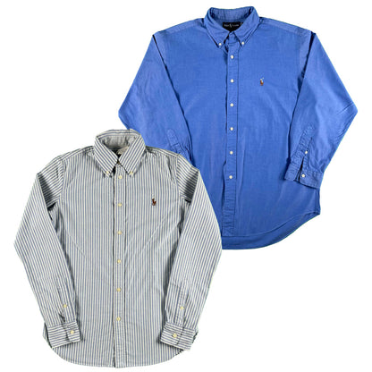 Vintage Ralph Lauren 100% Cotton Button Up Shirts- SELECT SHIRT