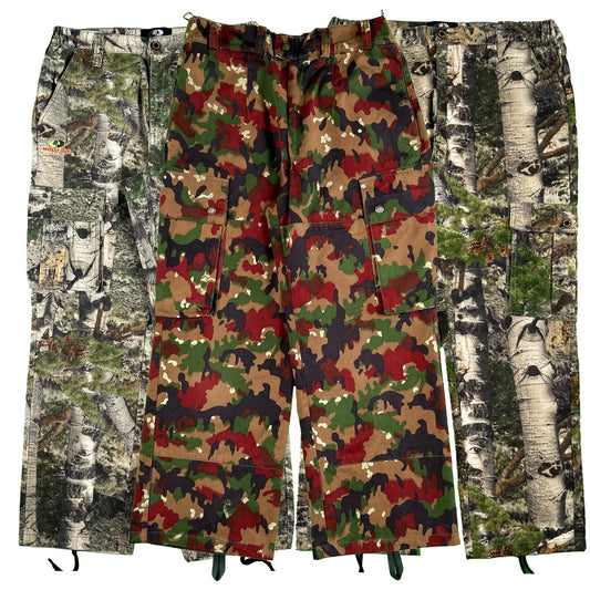 Vintage Baggy Camo Cargo Pants- SELECT PAIR