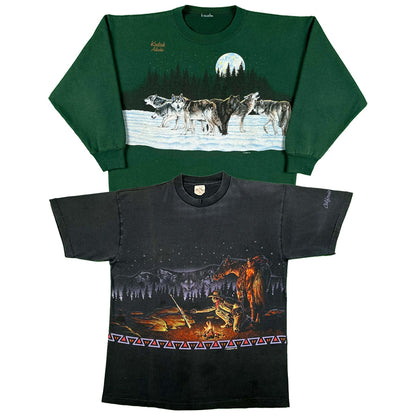 90s 'Habitat' Nature Tees & Sweatshirts- SELECT TOP