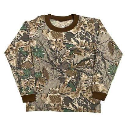 Vintage Blank Camo Long Sleeve Tee- SELECT SHIRT