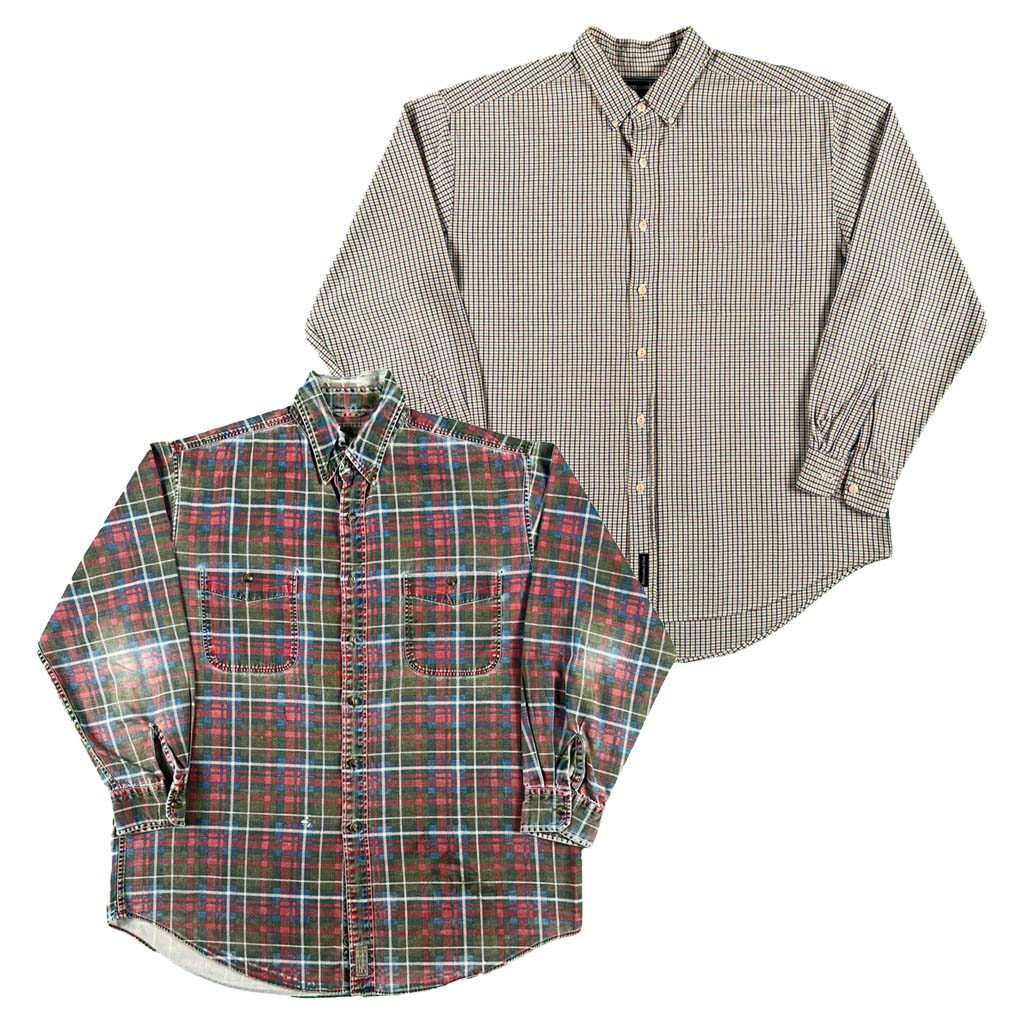 Vintage Abercrombie & Fitch 100% Cotton Button Up Shirts- SELECT SHIRT