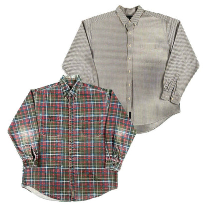Vintage Abercrombie & Fitch 100% Cotton Button Up Shirts- SELECT SHIRT