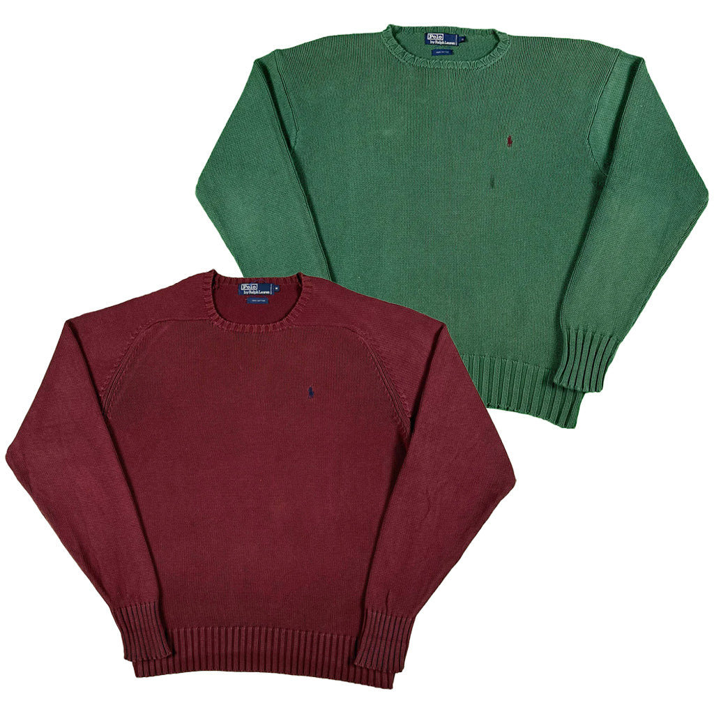 Vintage Polo Ralph Lauren 100% Cotton Sweaters- SELECT KNIT